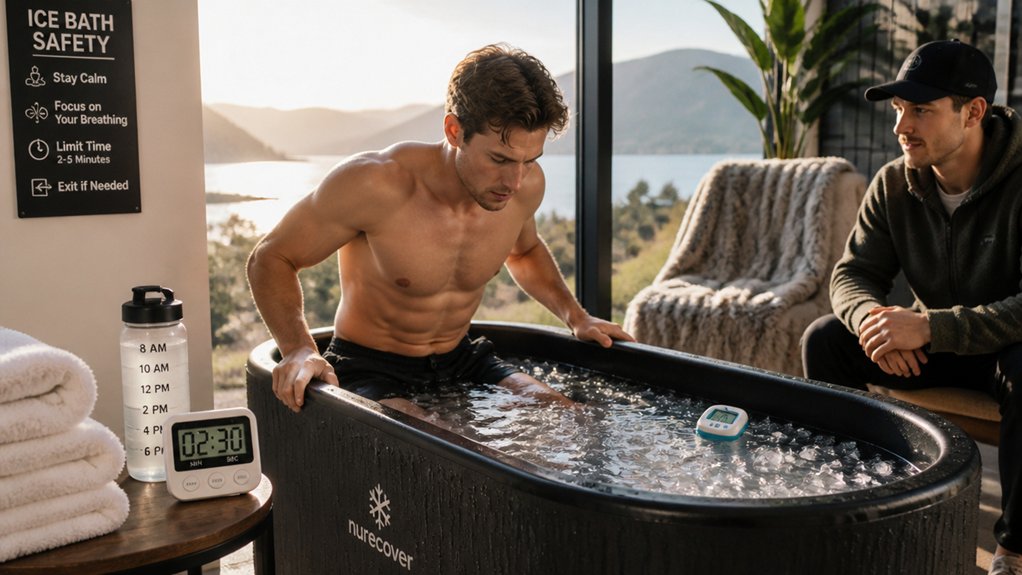 anxiety safety icy baths