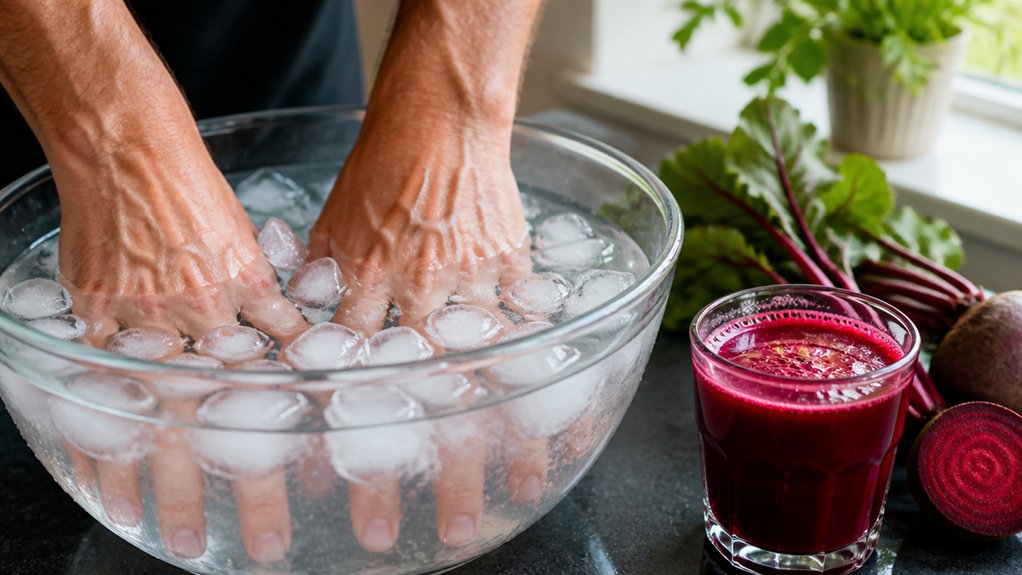 beetroot juice reduces vasoconstriction