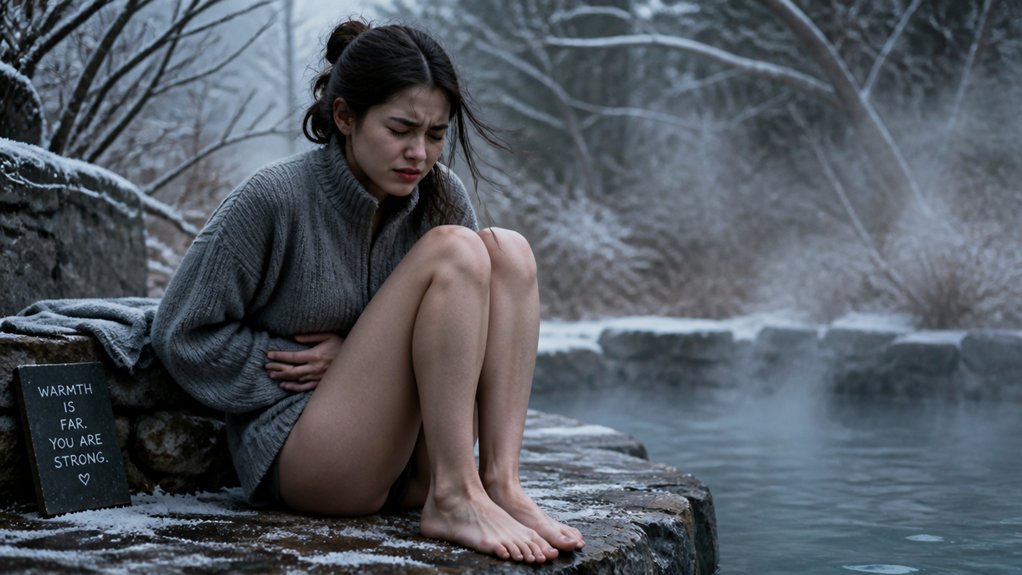 cold triggers menstrual cramp intensification