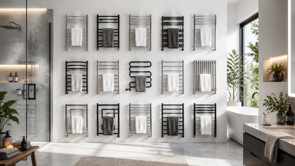 top heated towel racks