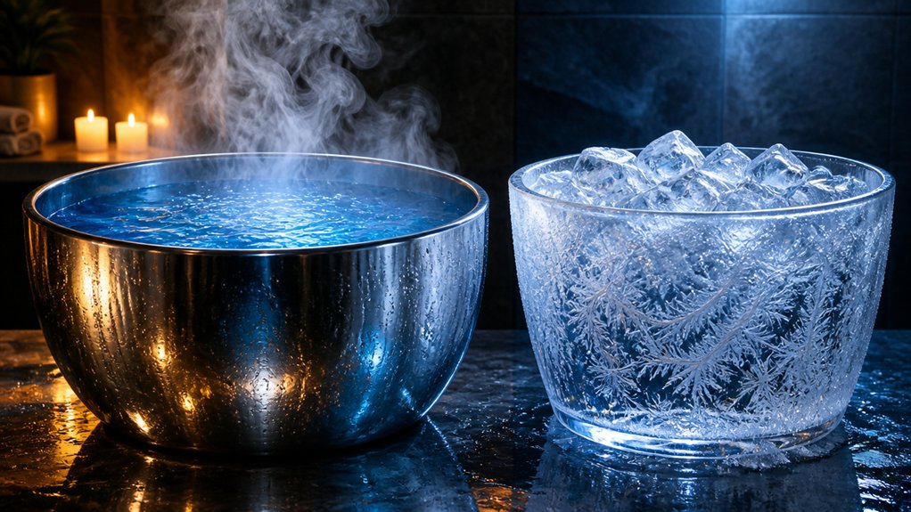 alternating heat and cold