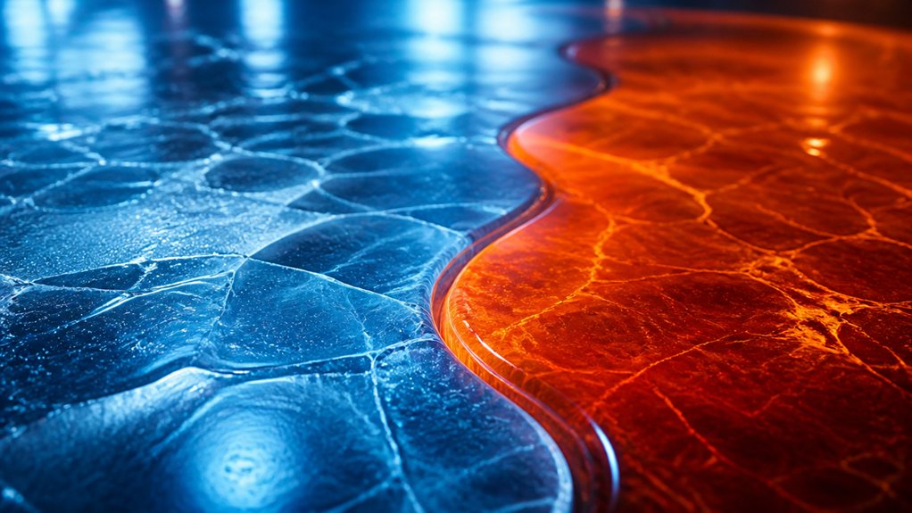alternating hot and cold