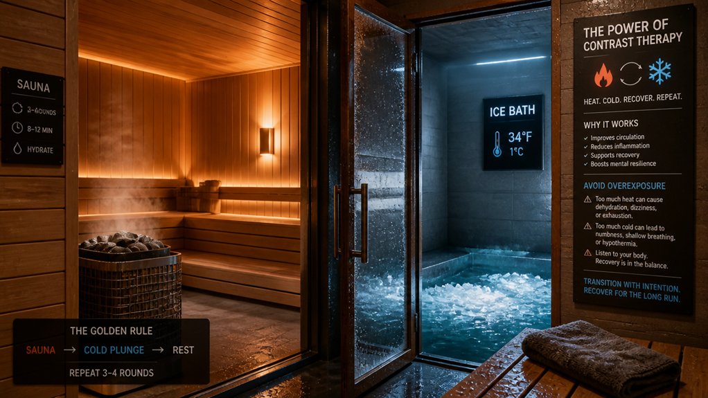 avoid saunas over 90 c