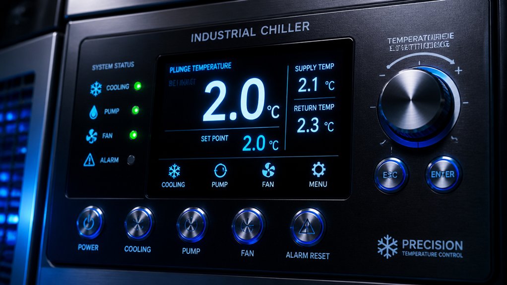 chiller temperature control settings