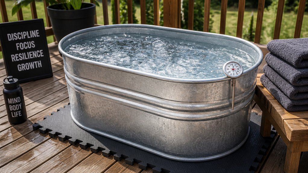 choosing ideal diy ice bath container