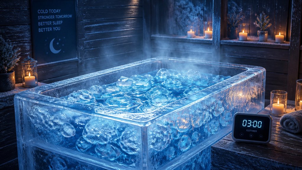 cold exposure enhances sleep