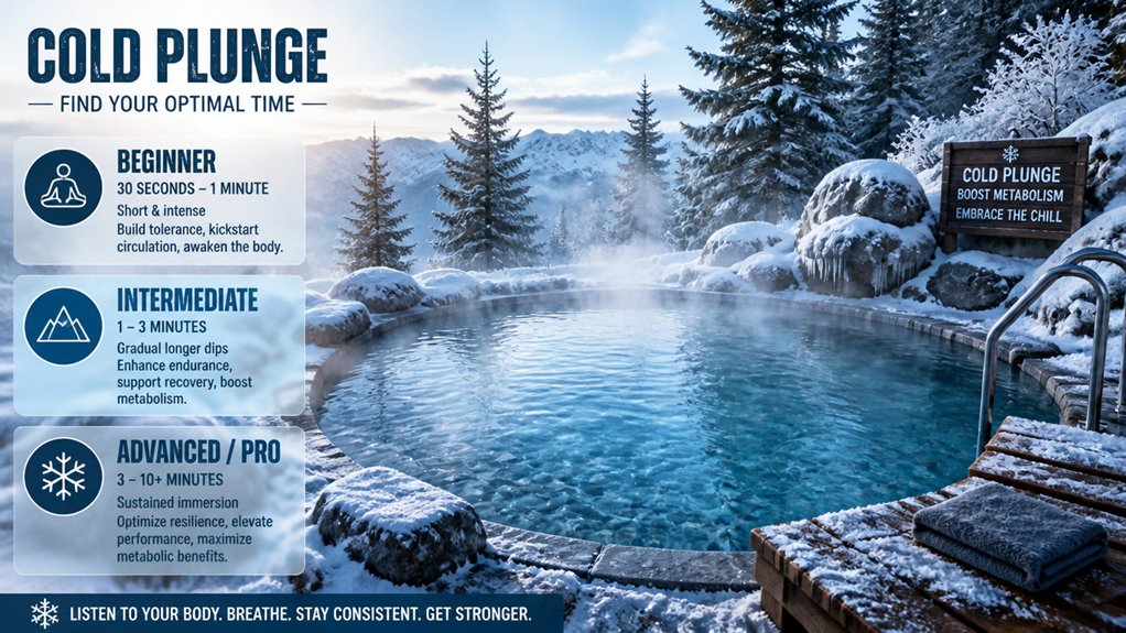 cold plunge duration guidelines