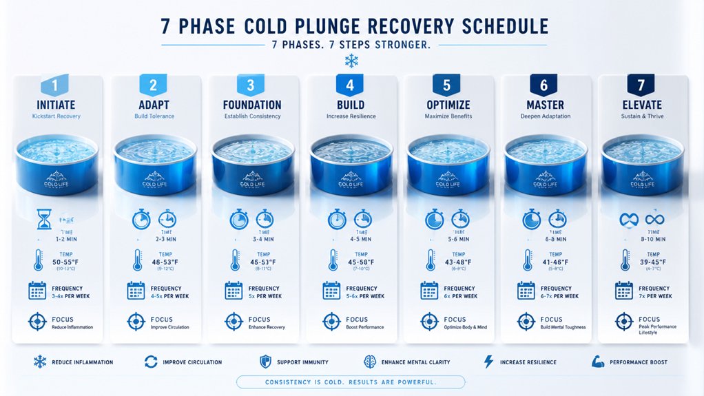 cold plunge recovery schedules