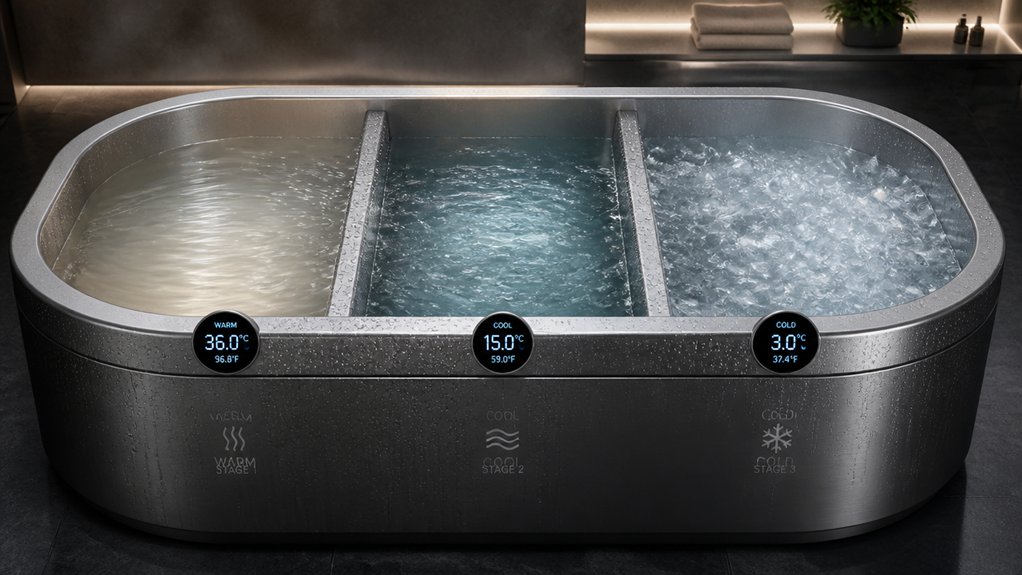 cold plunge temperature timeline