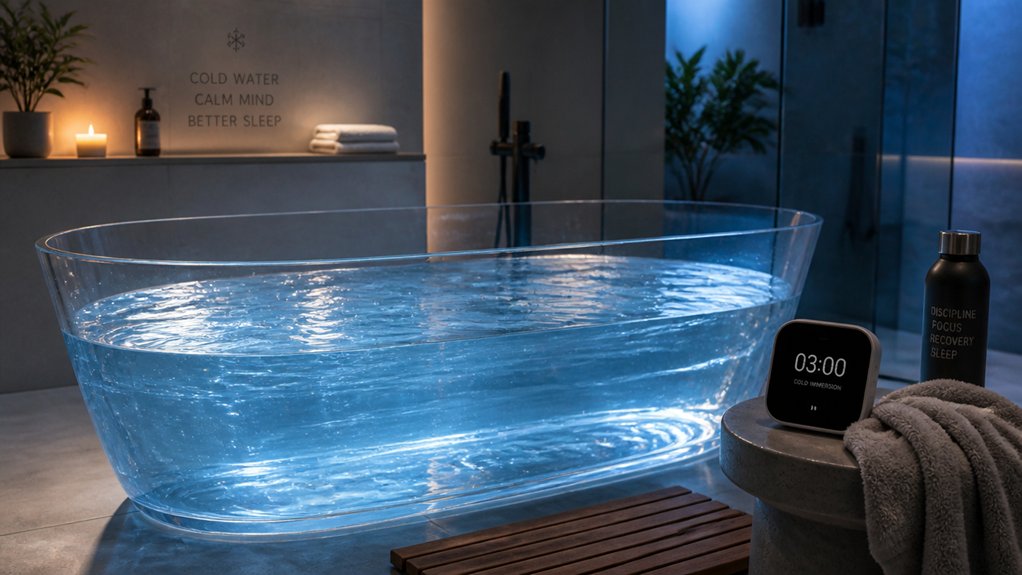 cold water enhances sleep physiology