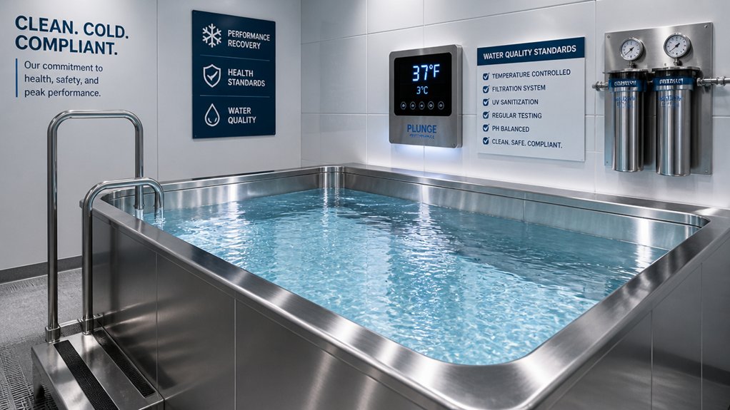commercial ice bath standards