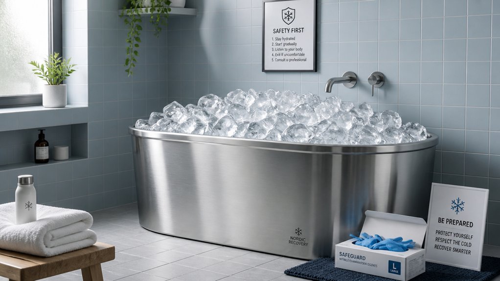 consult healthcare before ice baths