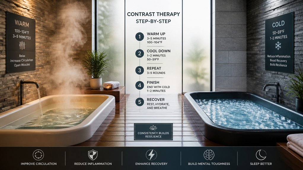 contrast therapy wellness routine
