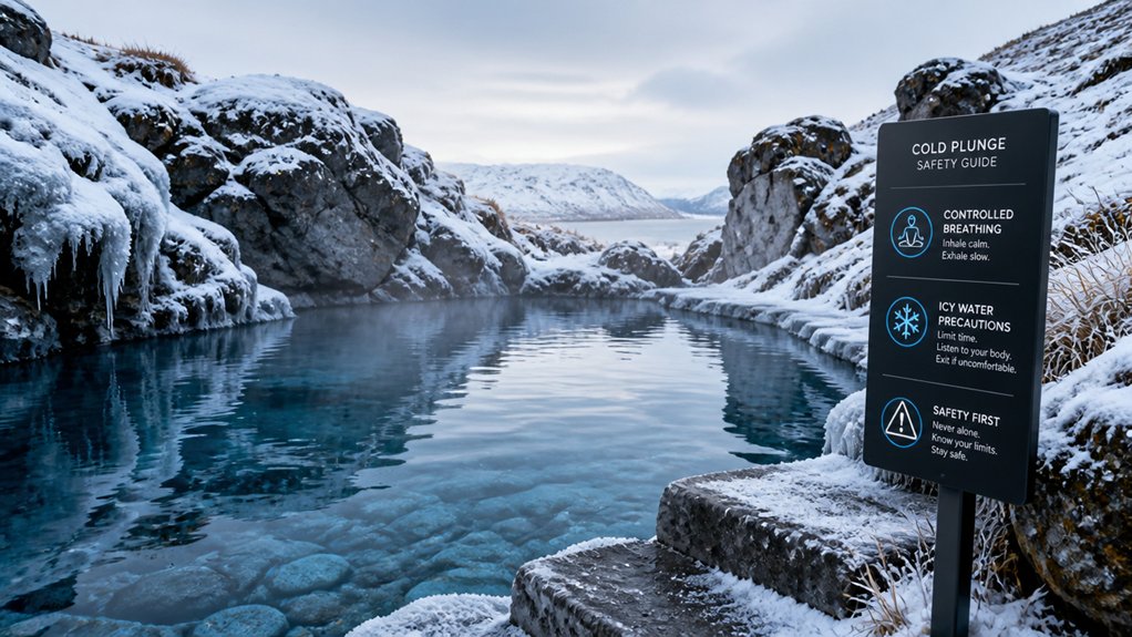 controlled breathing for cold plunge