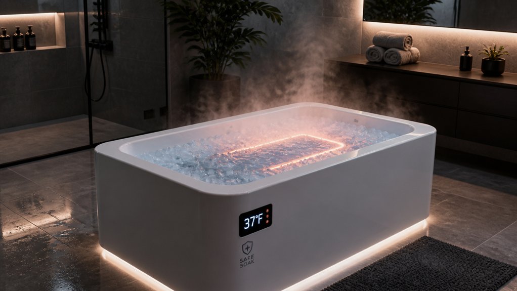 controlled heat enhances icebath