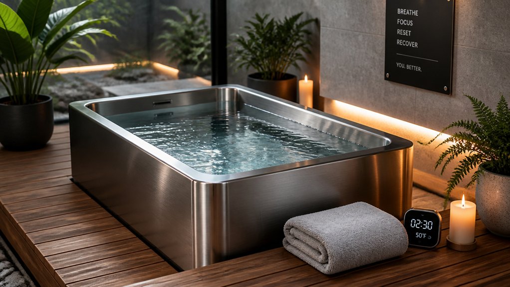 customize cold plunge routine