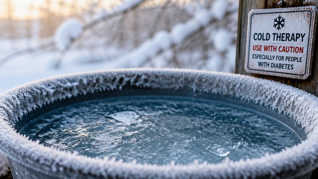 diabetes cold baths risks