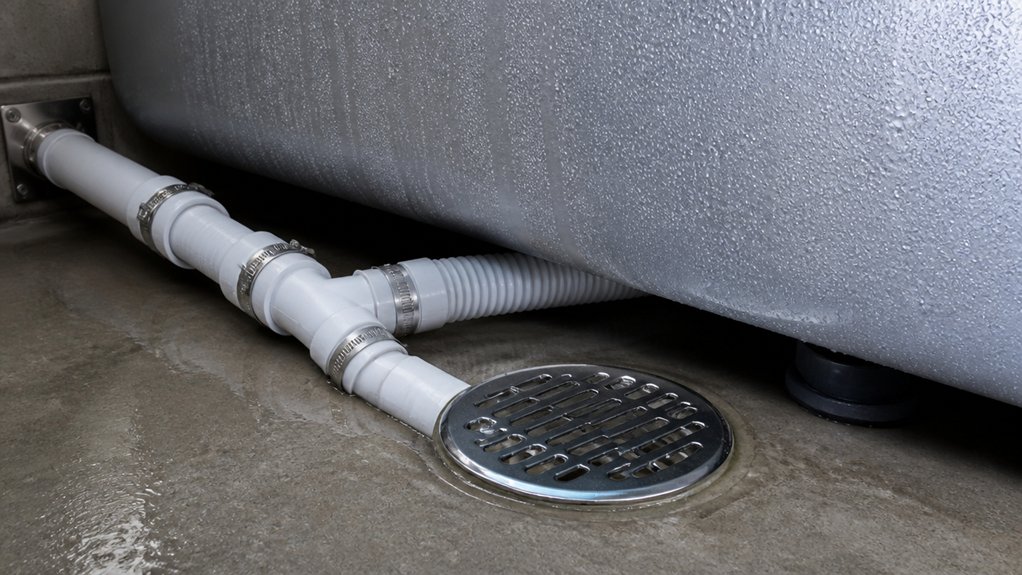 efficient corrosion resistant drain installation