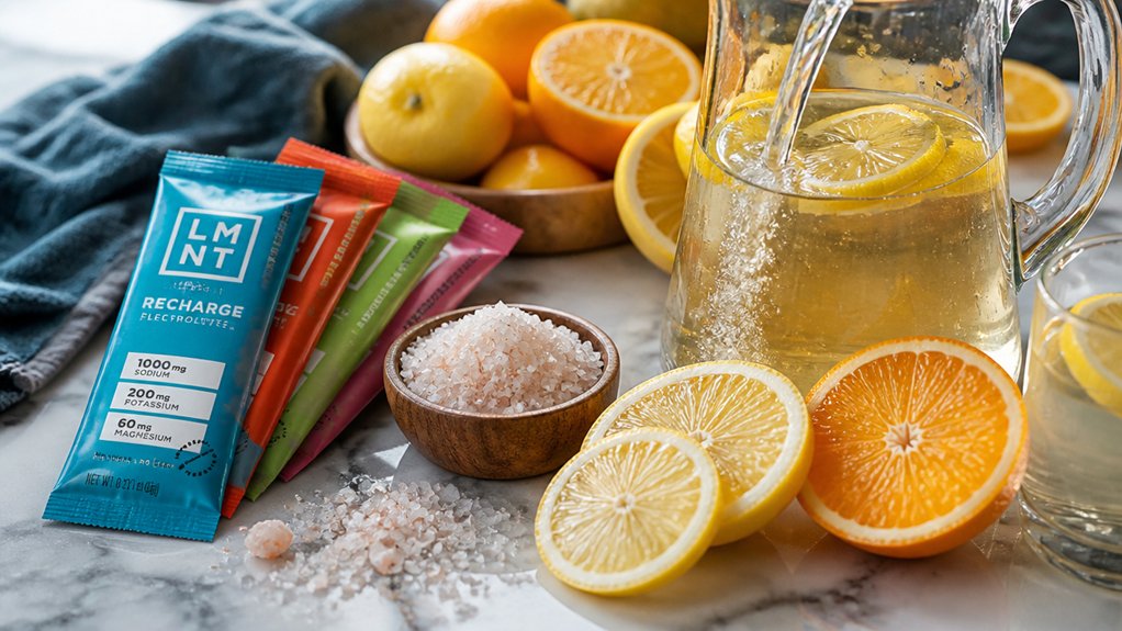 electrolyte replenishment after plunge