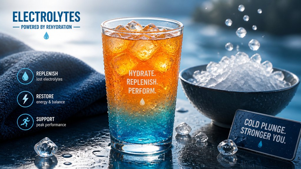 electrolytes enhance post plunge hydration