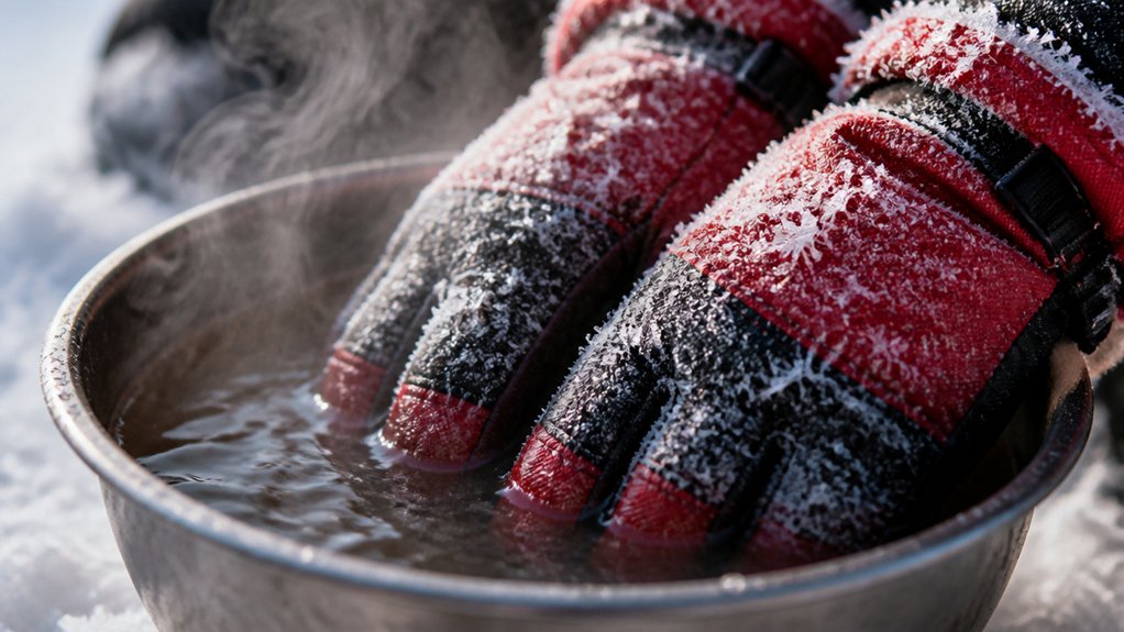excessive cold induced blood vessel constriction