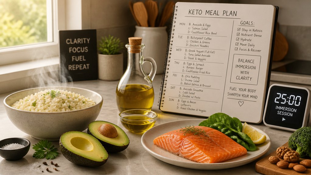 frequency of keto immersion