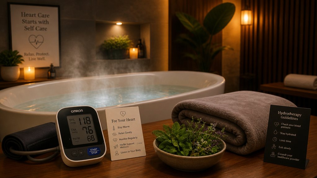 heart safety during hydrotherapy