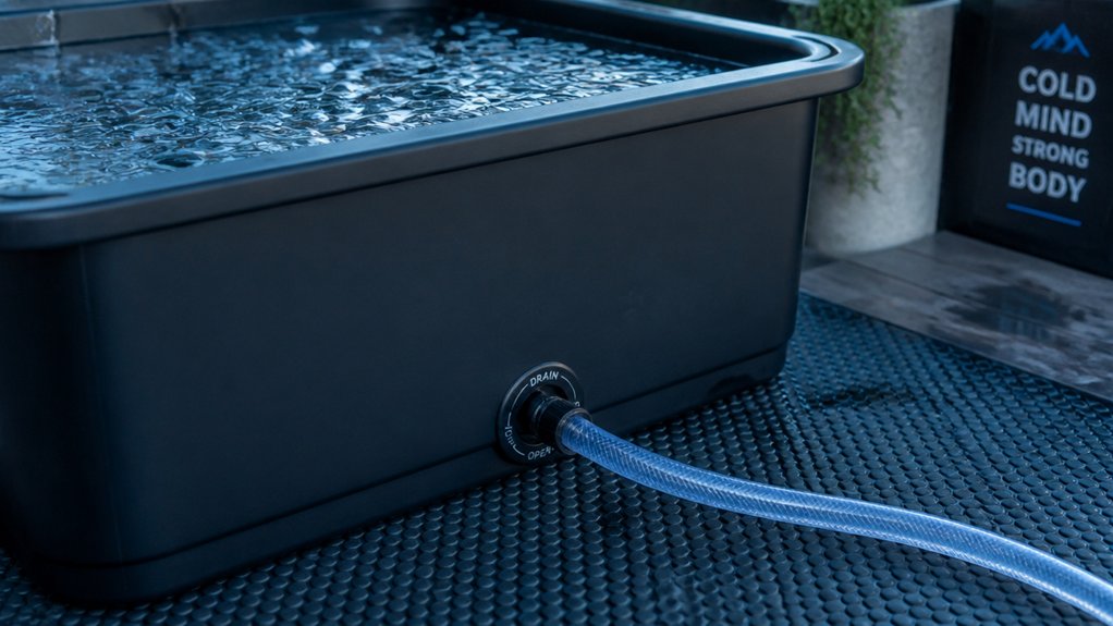 ideal cooler drain placement