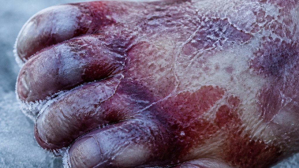 nerve damaged frostbite risk
