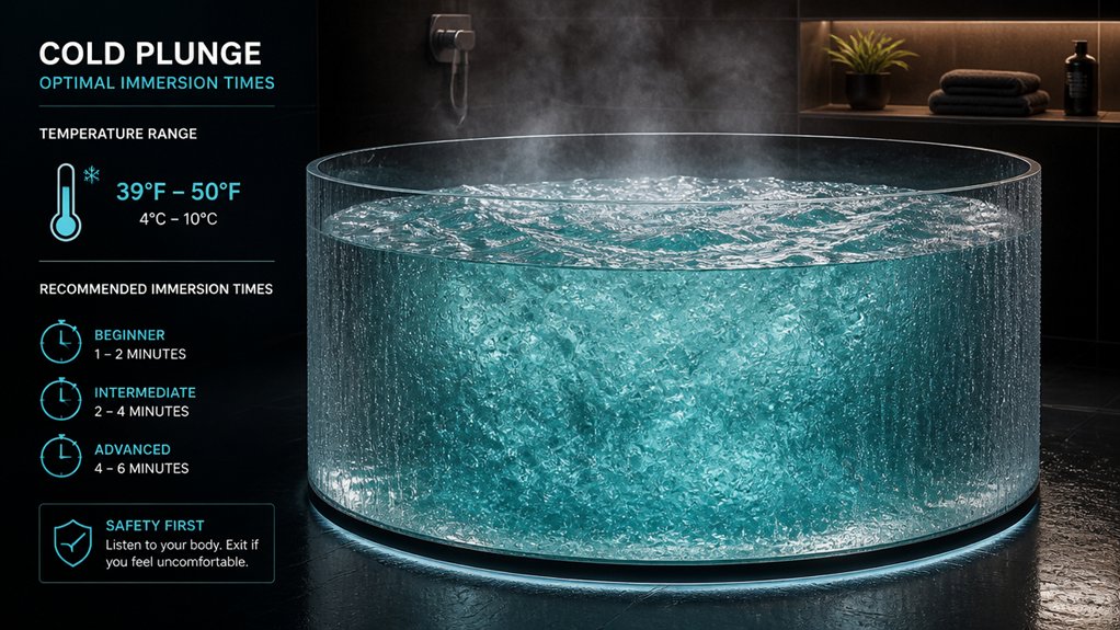 optimal cold plunge temperatures