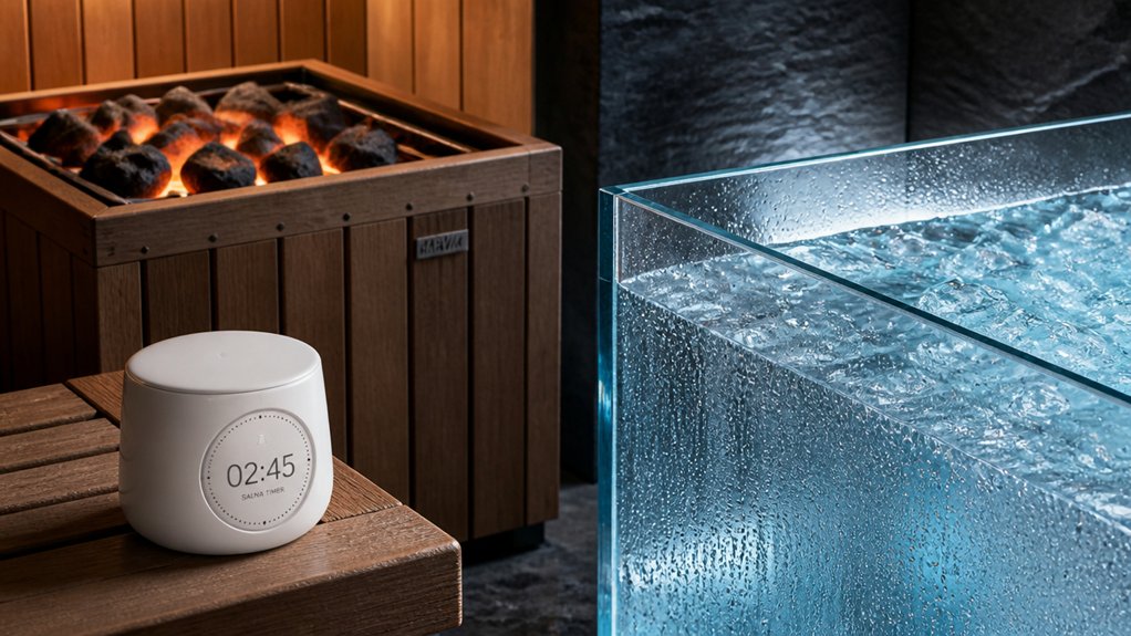 optimal sauna and ice timing
