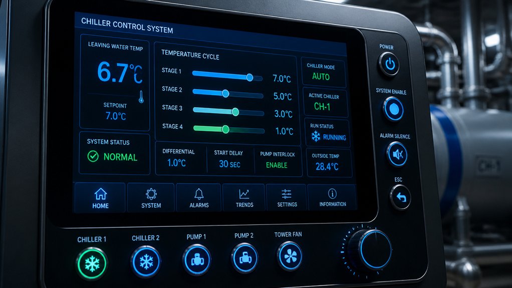 optimizing chiller temperature cycling