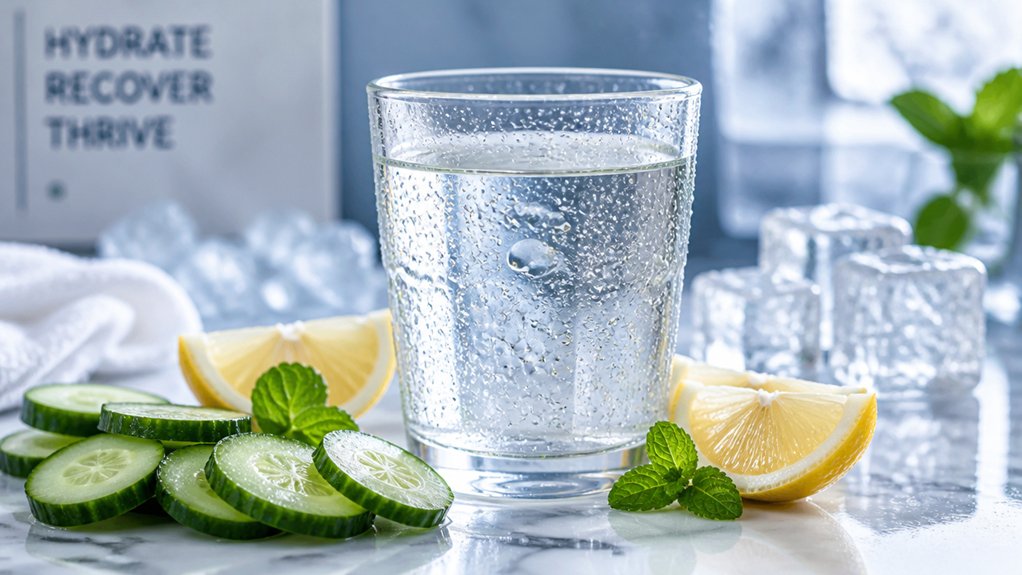 recognizing dehydration after cold water