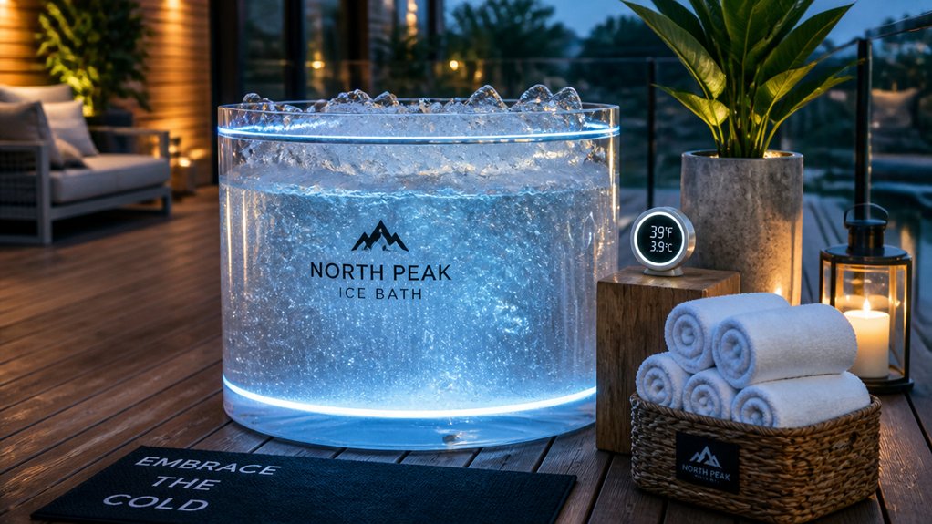 safe comfortable ice bath