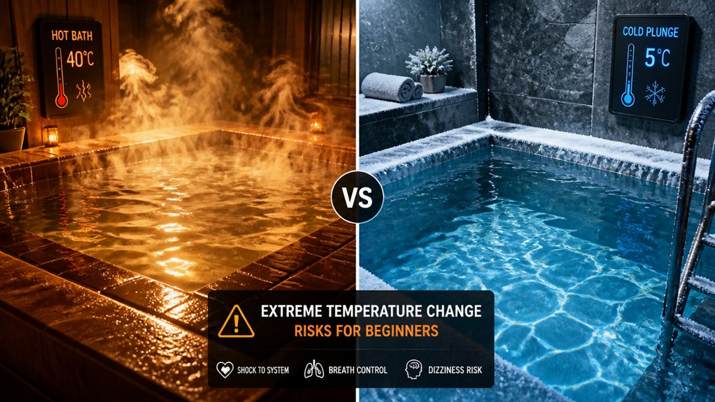 safe contrast bath timing