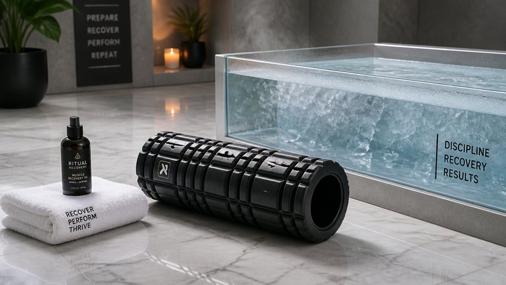 safe foam rolling post icebath