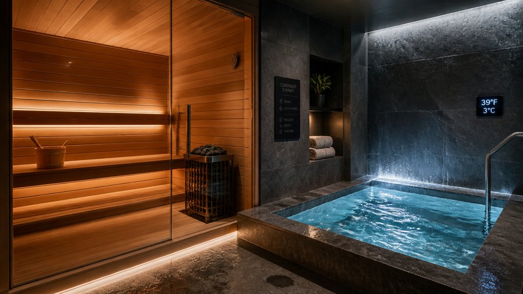 sauna cold plunge recovery