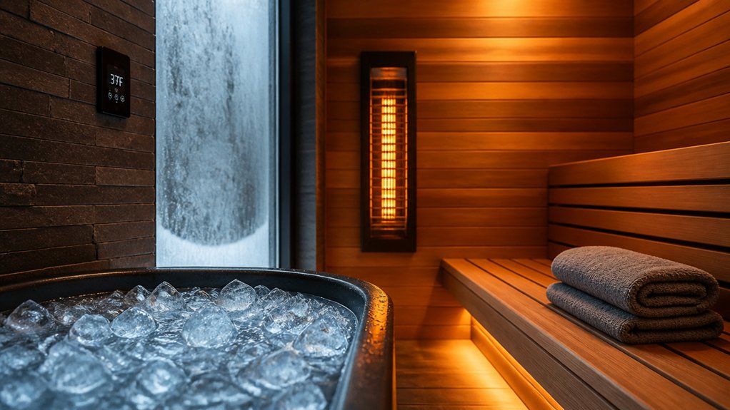 sauna ice bath recovery routine