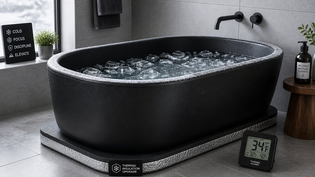 simple bathtub ice bath