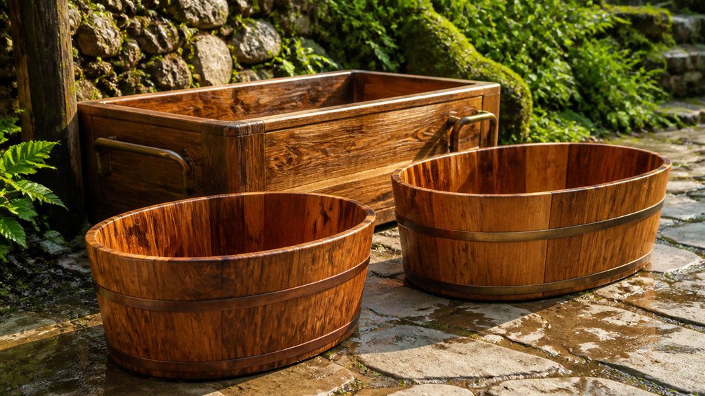 top wooden ice bath tubs