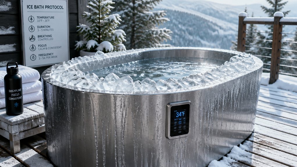 track ice bath safety