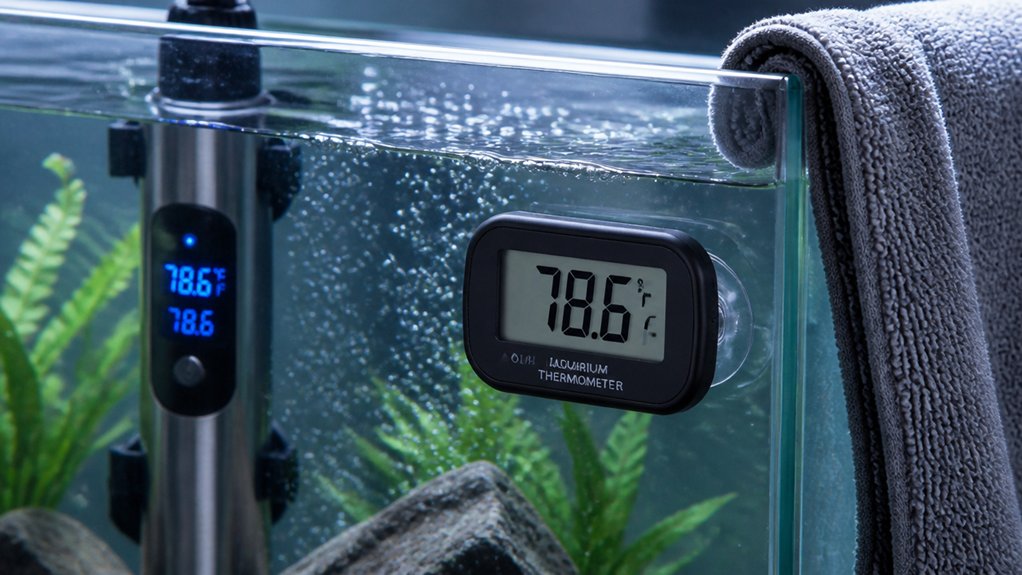use waterproof thermometer regularly