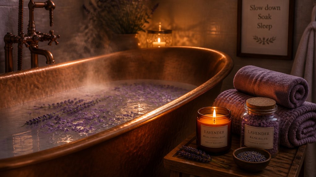warm bath promotes better sleep