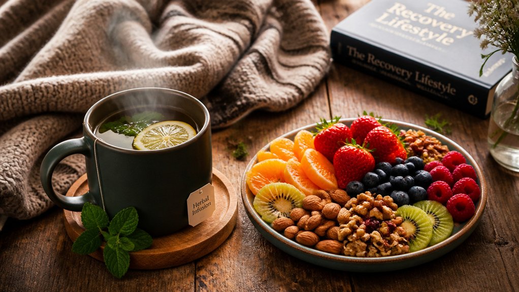 warm hydration and nutrition