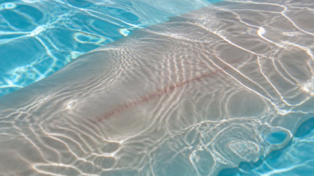 water weakens scar tissue