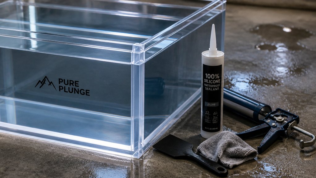 waterproofing cold plunge structure